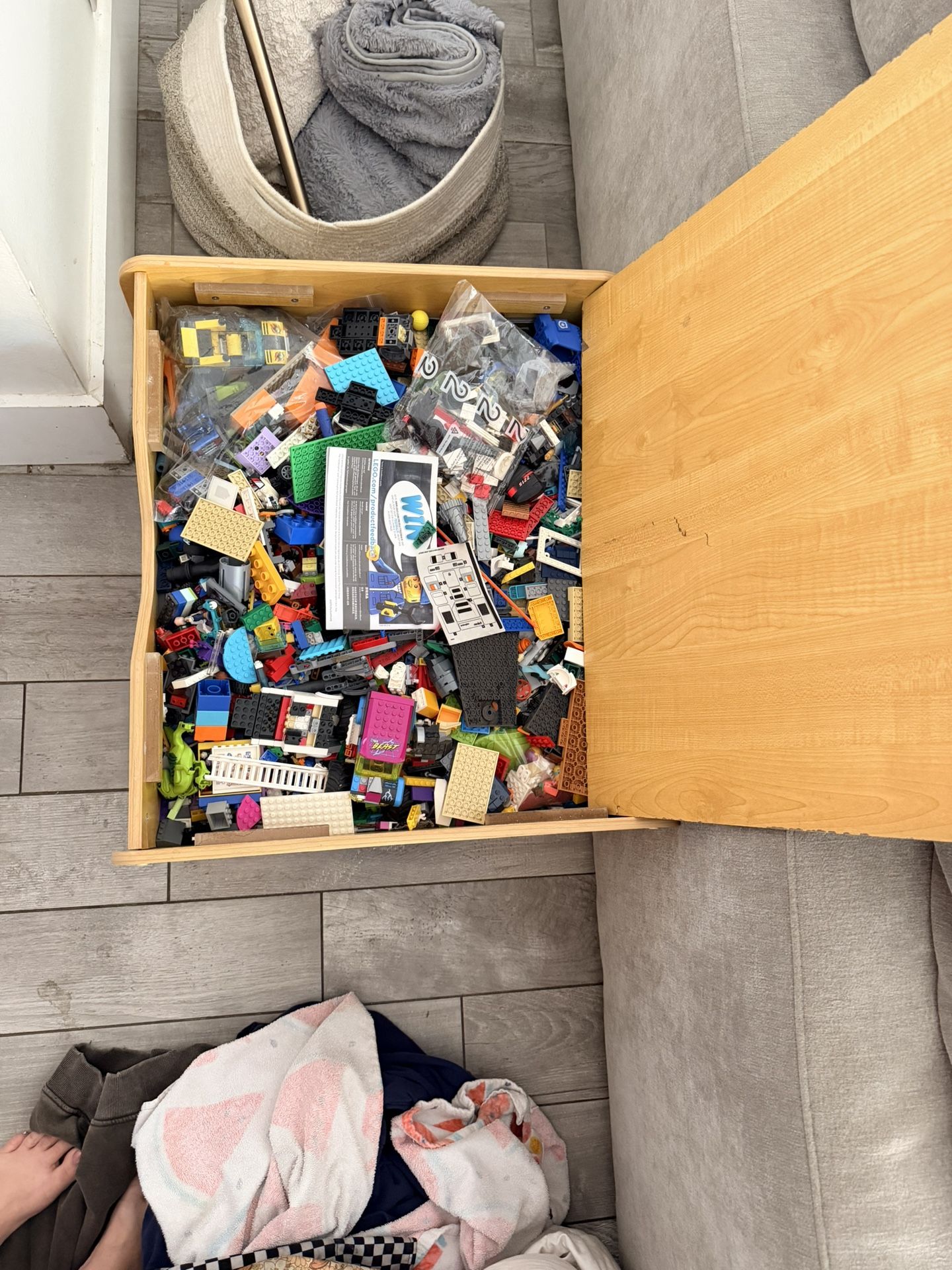 Lego Table Full Of (lots and lots) Legos