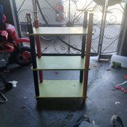 Vintage Crayon Table Shelf