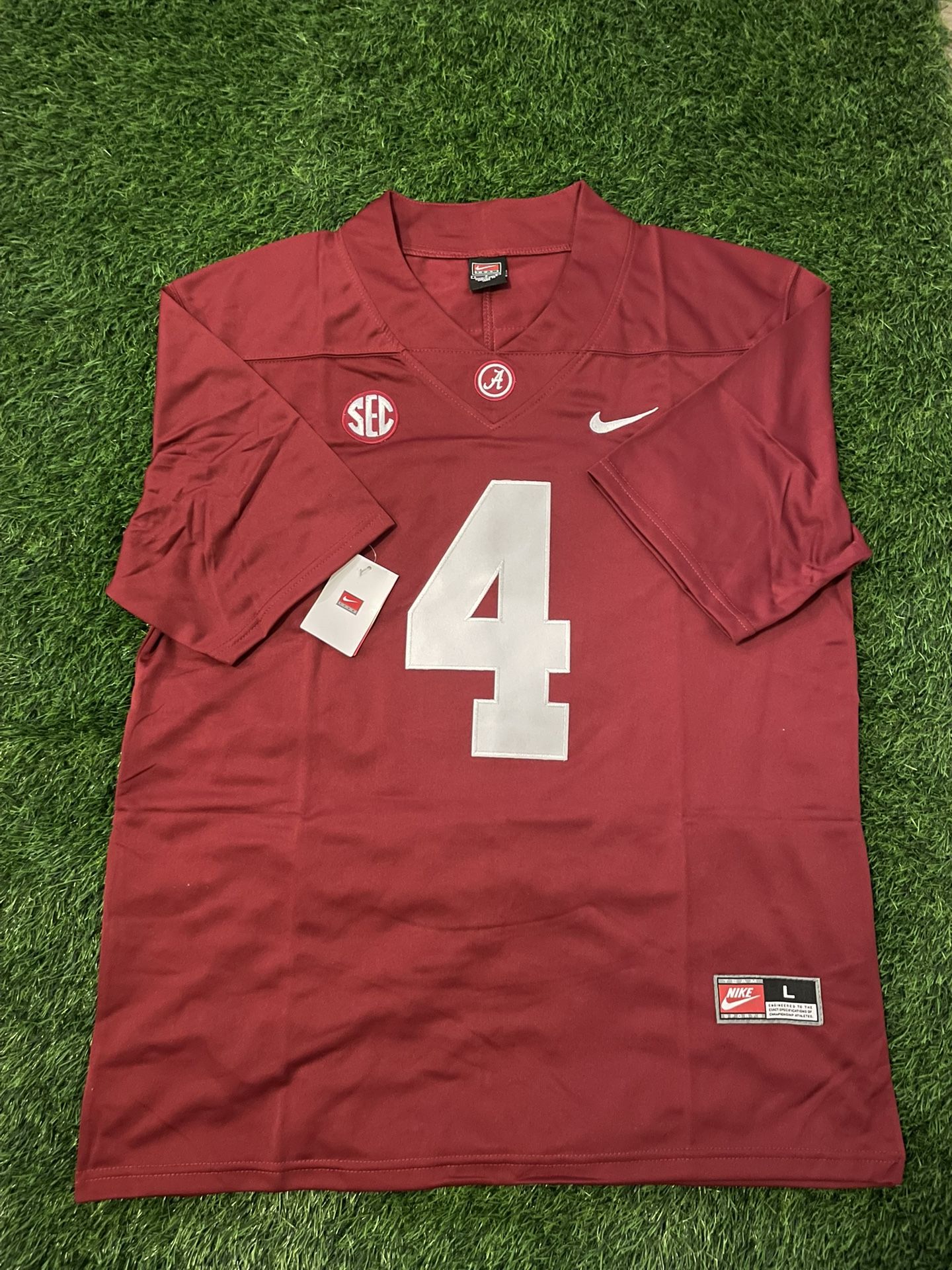 Alabama Crimson Tide Jalen Milroe Jersey Men's Large