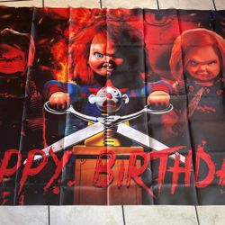 Chuky Birthday Banner 