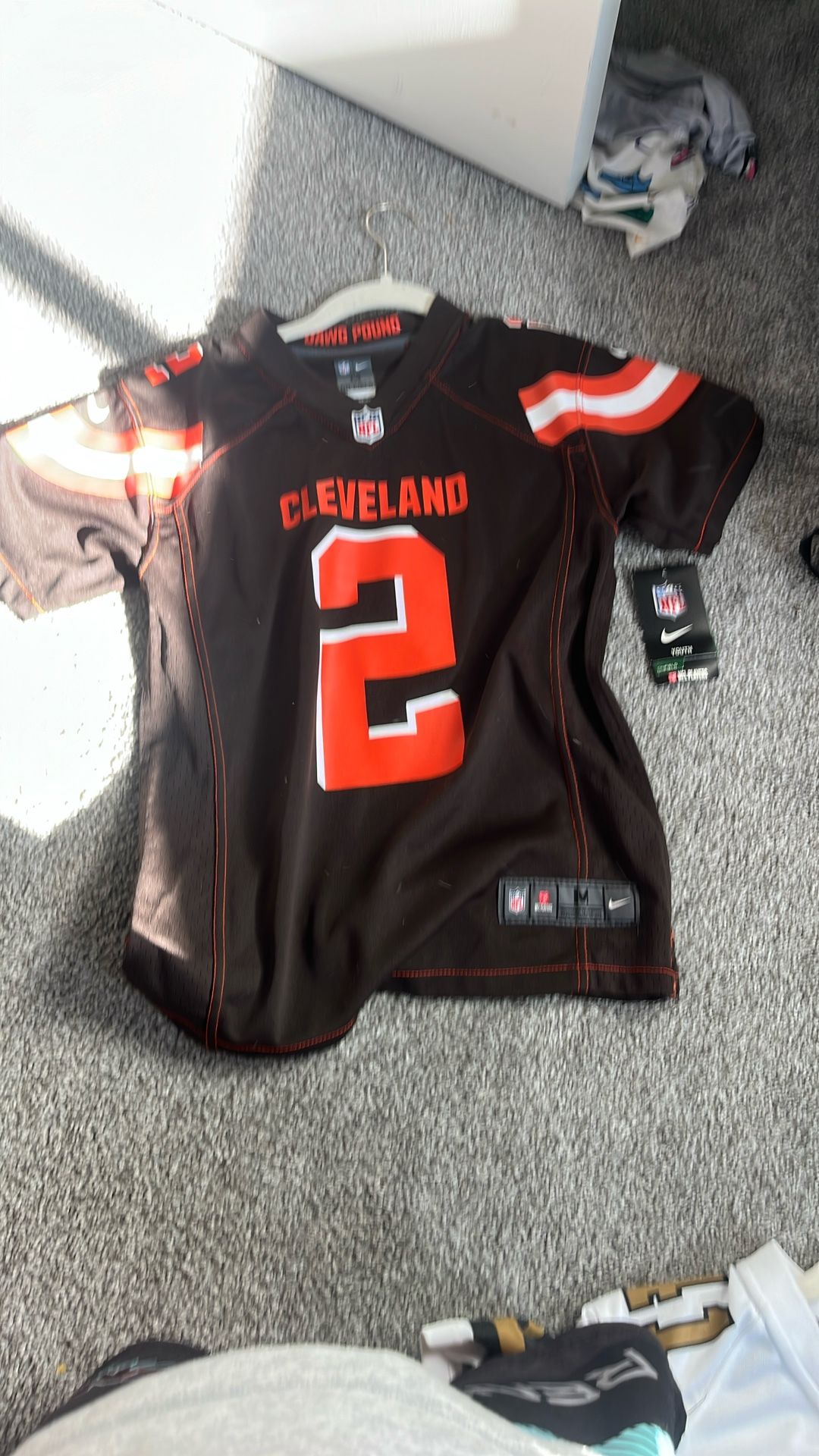 Cleveland Browns NFL youth medium QB jersey