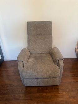 Gray Fabric Recliner Chair