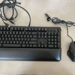 Razor Black widow V2 Keyboard & G502 Hero Gaming Mouse 