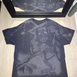 Vintage / Y2K Rare 2009 Iron Maiden All Over Print Devil Graphic Shirt 