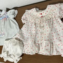 Baby dress vintage  size 0-3 months  