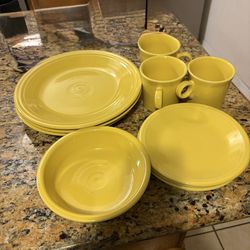 Yellow fiestaware