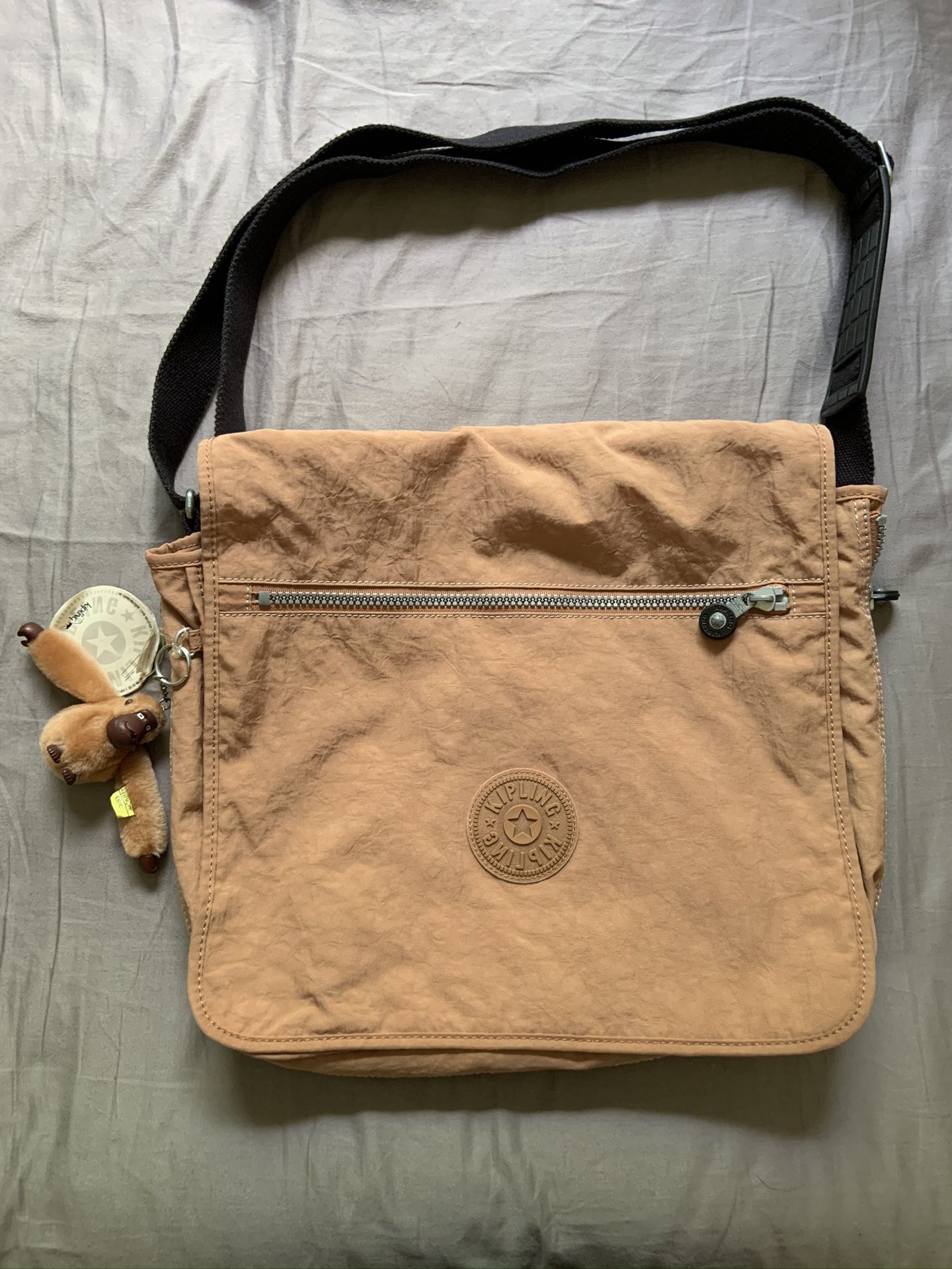 Kipling Madhouse Messenger Bag Includes Kipling Monkey keychain