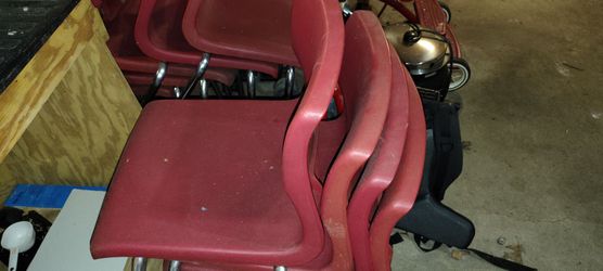 Red chairs