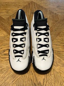 Air Jordan Low-Top Sneakers White Black 4Y