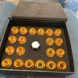 Gold Lug Nuts! 20pcs 35mm Height Close