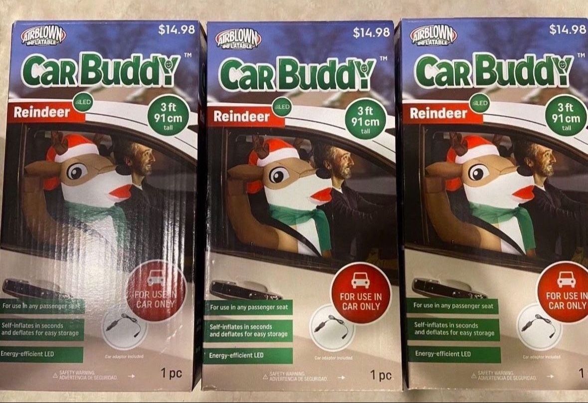 Car Buddy Inflatable Reindeer