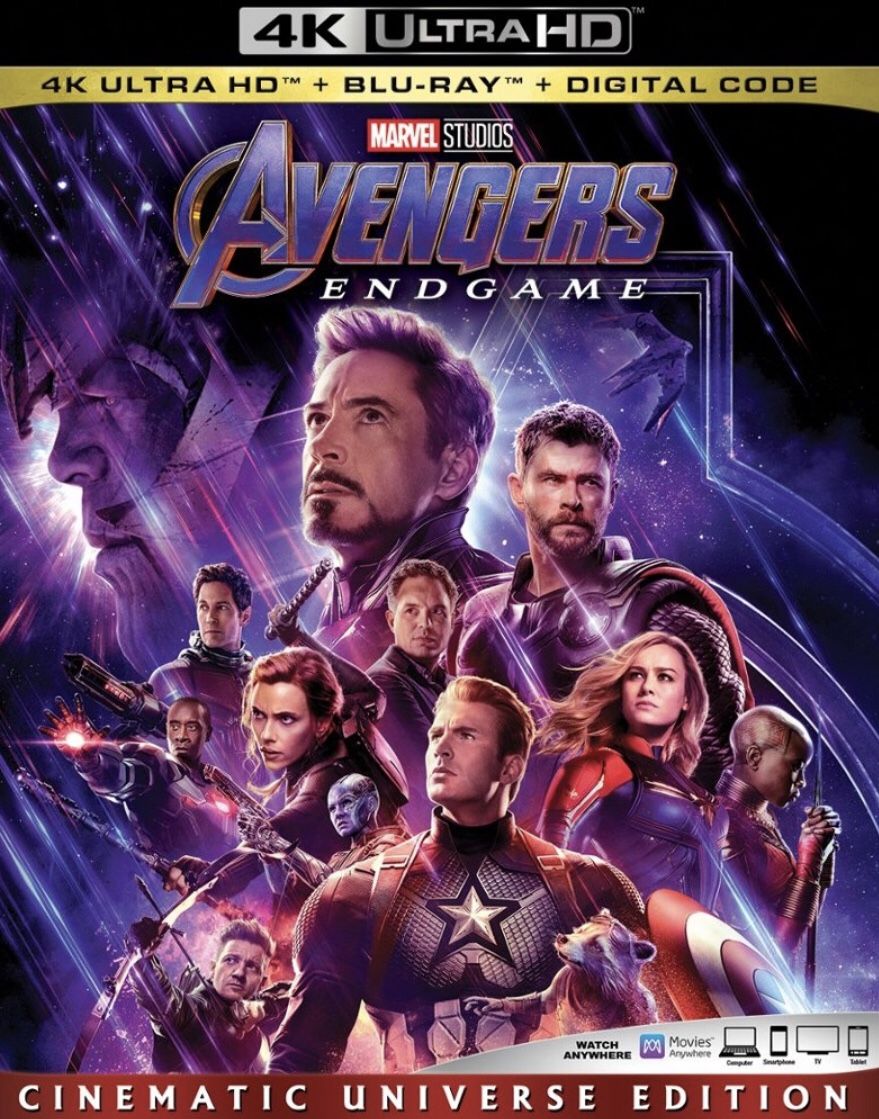 Avengers endgame Blu-ray 4k