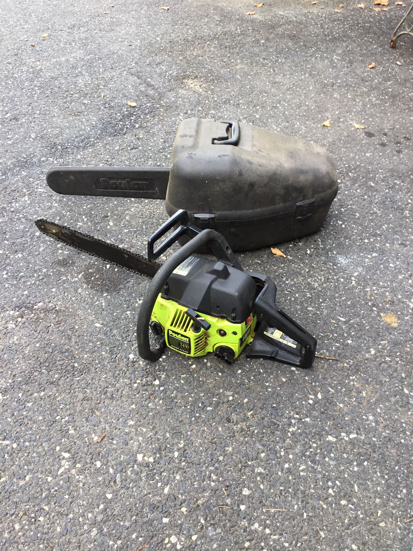 Chainsaw and Case