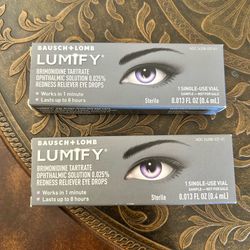 LUMIFY Preservative Free Eye Drops for Red Eyes