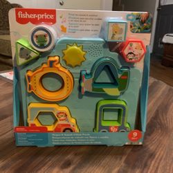 Fisher-price Shapes & Sounds Vehicle Puzzle