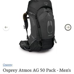 Osprey Atmos 50G, Hiking Pack, Retails, $315.00