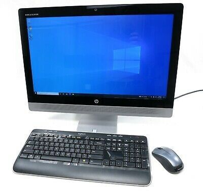 HP 20 Inch Business Grade All In One Desktop PC Intel Duo Core 8 GB Ram 750 GB HD DVDRW Webcam HDMI WiFi Bluetooth Windows 10 Professional