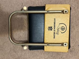 Vintage Steelers folding bleacher seat