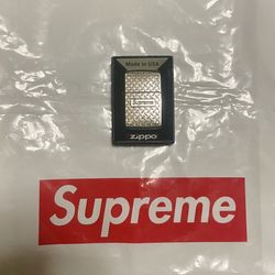 Supreme Diamond Plate Zippo
