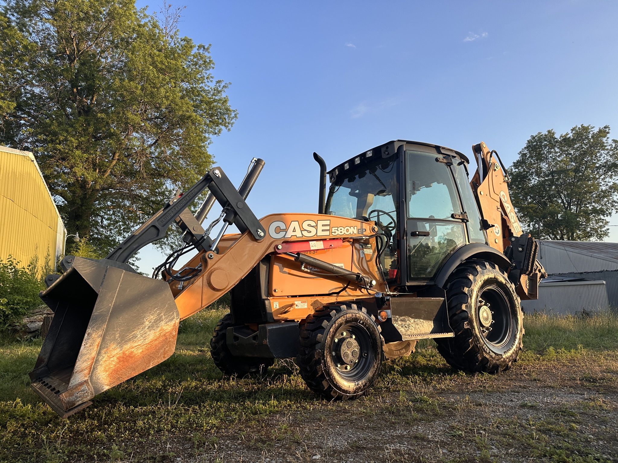 2018 Case 580N EP 4x4 Backhoe