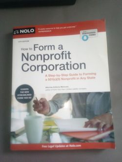 How to form a nonprofit corporation 12th edition