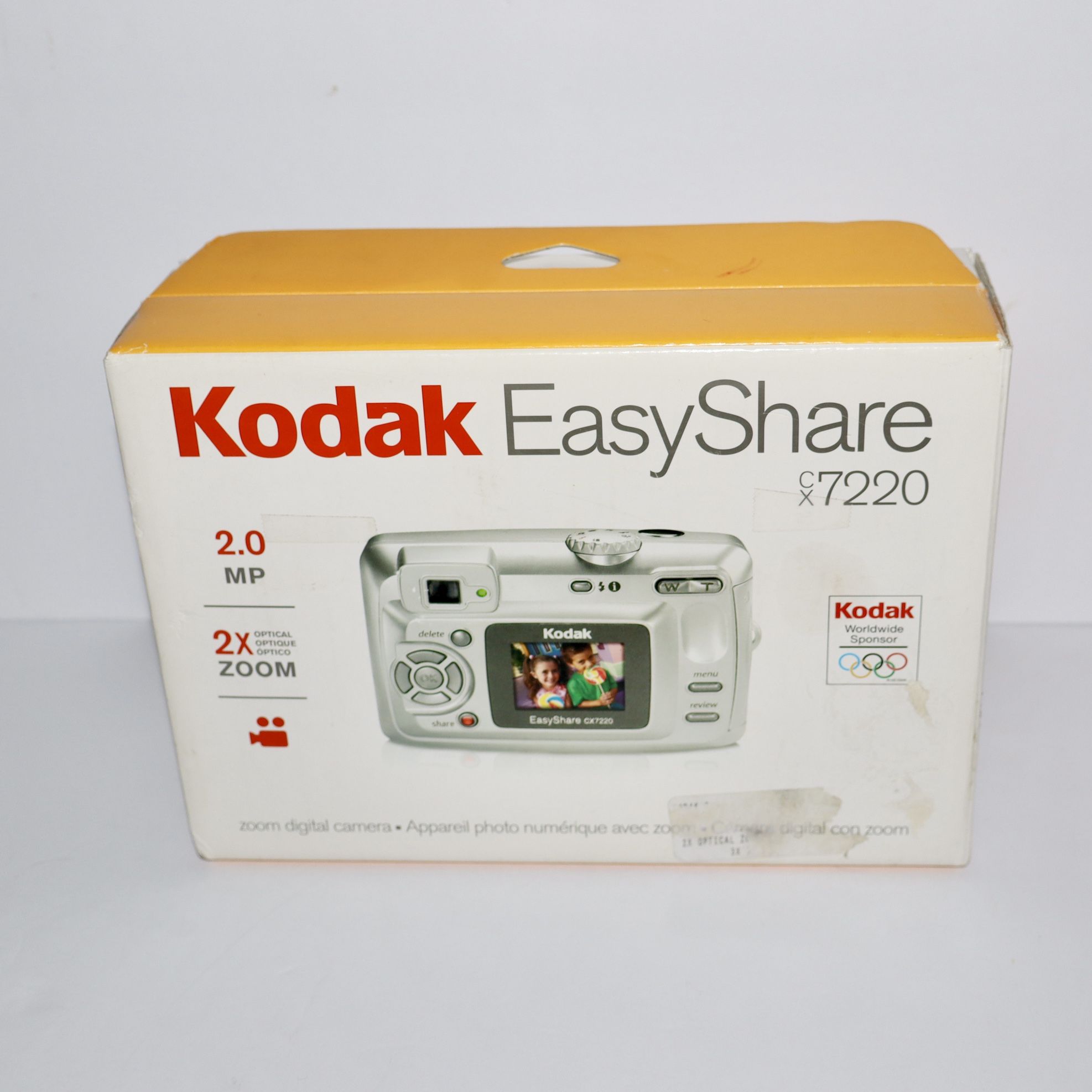 Kodak EasyShare CX7220 2.0mp Digital Compact Camera Silver - New Open Box