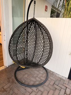 Hanging Egg Chair Black