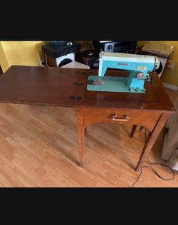 White sewing machine