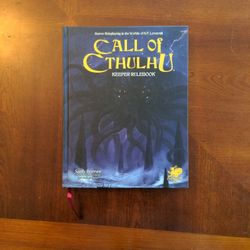 CALL OF CTHULHU Keeper Rulebook Horror Lovecraft RPG