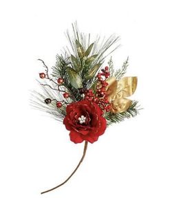 Holiday Lane Floral Pick Ornament 18".Christmas decorations