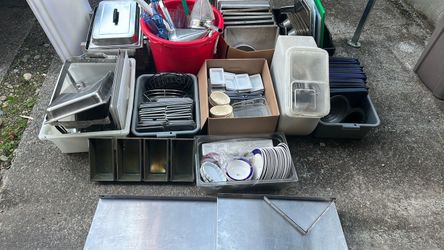 A whole bunch of bakery and restaurant stuff