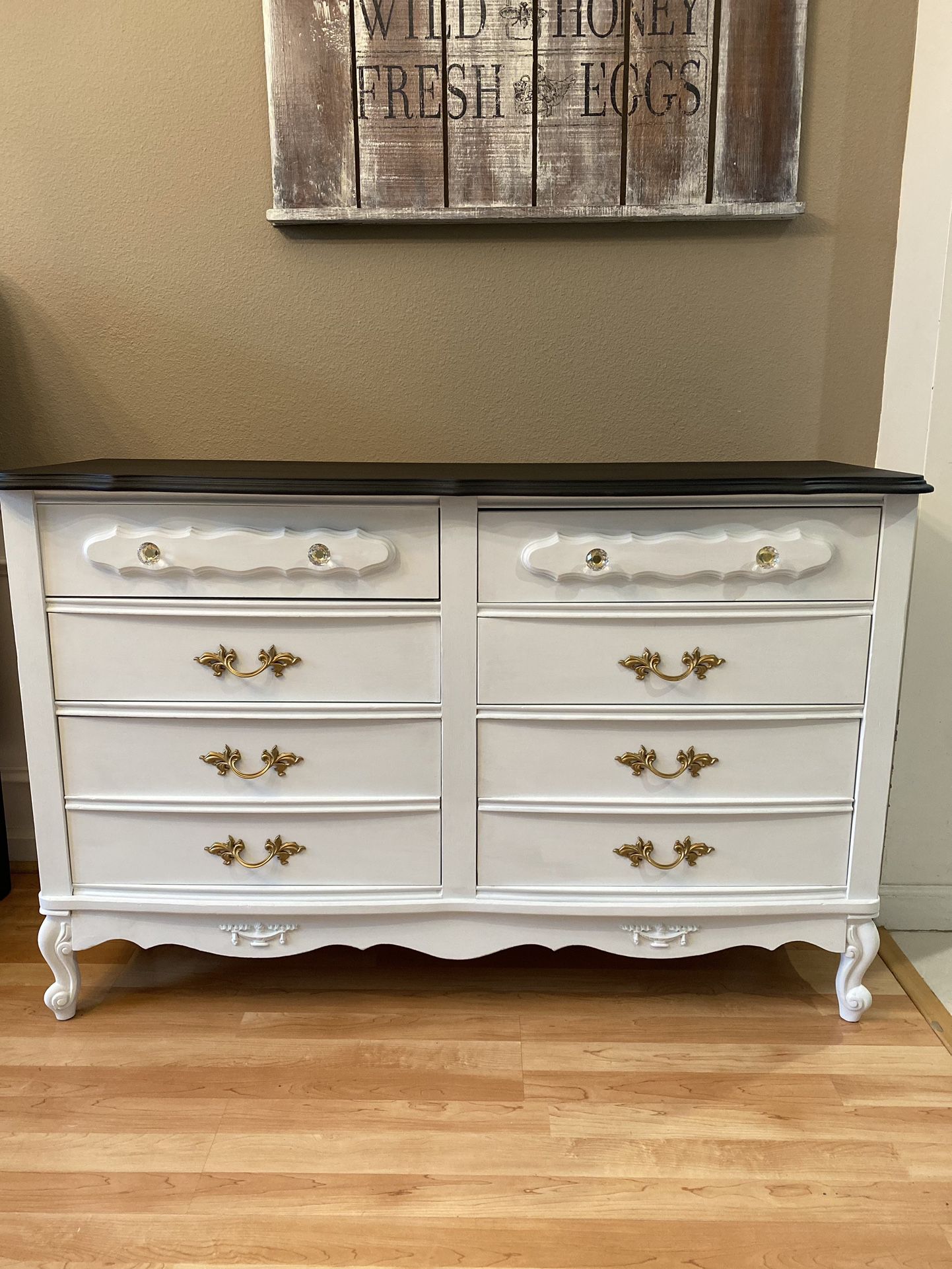 French Provincial Dresser Refinished