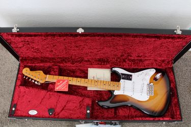 For Sale: Fender 70th Anniversary 1954 Stratocaster Electric Guitar – 2-Color Sunburst