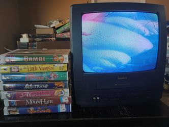 CRT TV built in VCR