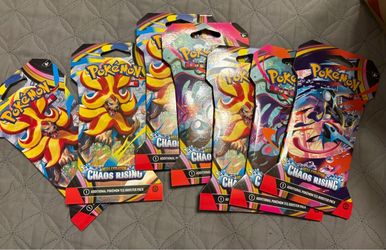 Pokémon TCG Mega Evolution Chaos Rising Booster Packs x6