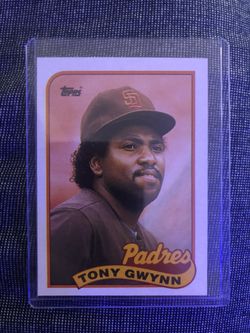 1989 Topps Tony Gwynn Baseball Card 