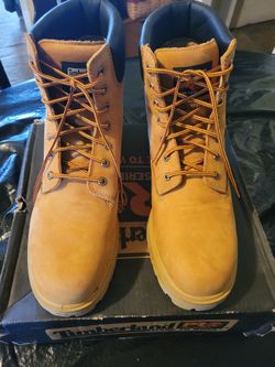 Leather Boots Size 15W Brand New Timberlands
