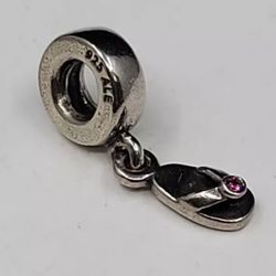 Pandora Charm Retired Flip Flop Dangle