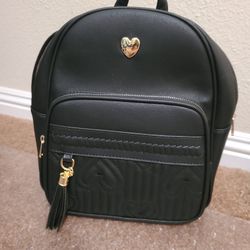 New Black Heart Backback