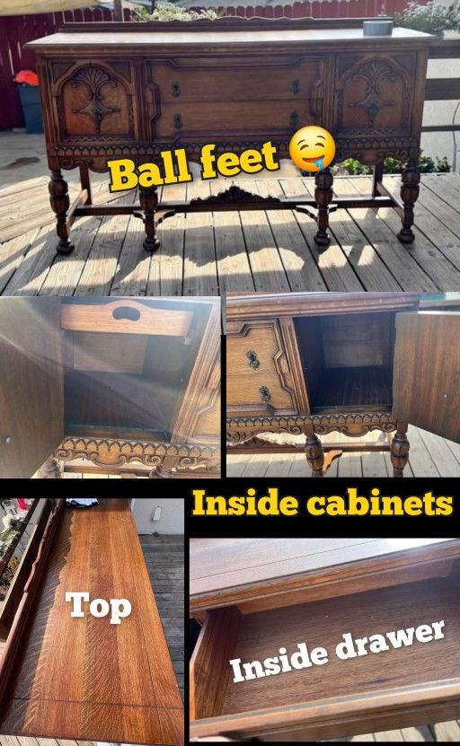 JACOBEAN ERA BUFFET  / SIDEBOARD 