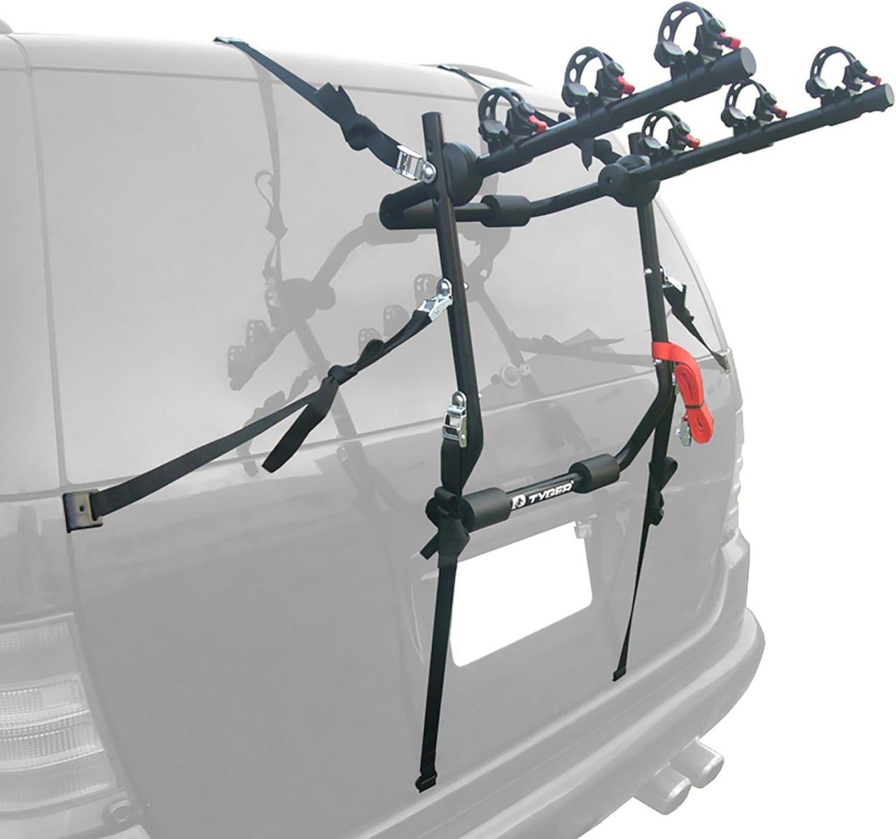Tyger Auto TG-RK3B203S Deluxe 3-Bike Trunk Mount Bicycle Rack.