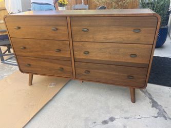 New Mid Century Dresser. 61”x17” Deep X 36”H. Free Delivery!