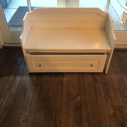 Bench With Storage Bin