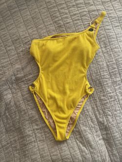 New Cotton On Yellow Bathing Suit Size Large