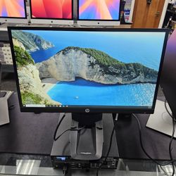 2021 HP P22 G4 22" Monitor With Rotatable Ergronic Stand 