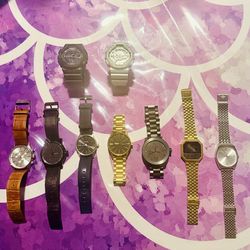 Men’s watches Nixon,G-Shock, Adidas