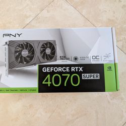 PNY GeForce RTX 4070 SUPER Graphics Card (Like New)