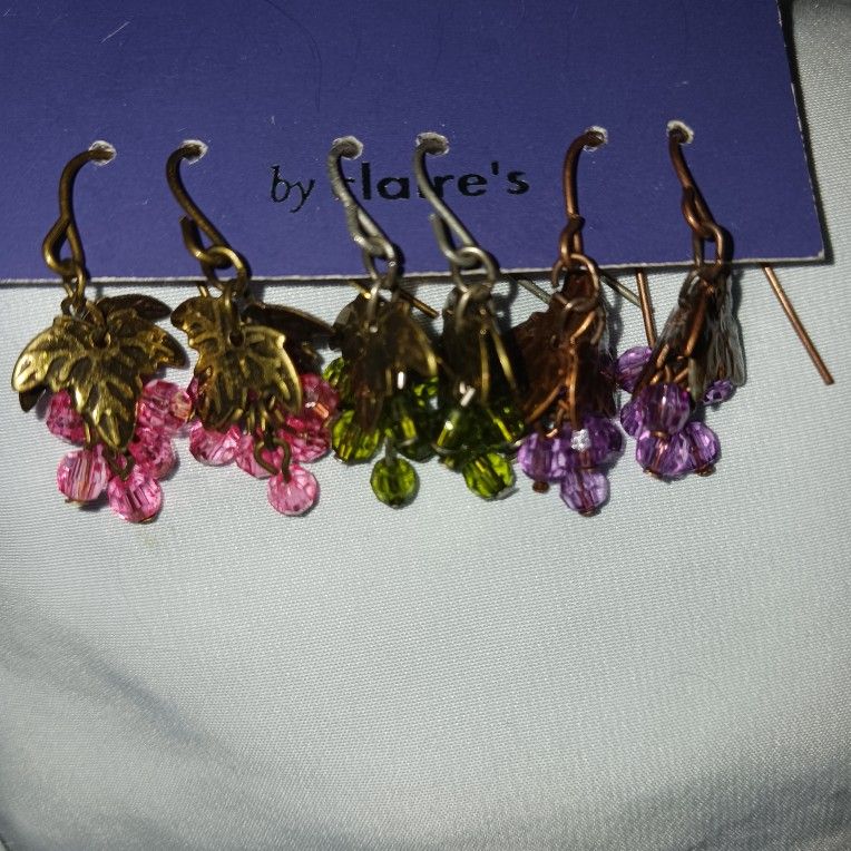 A Set Of 3 Earrings