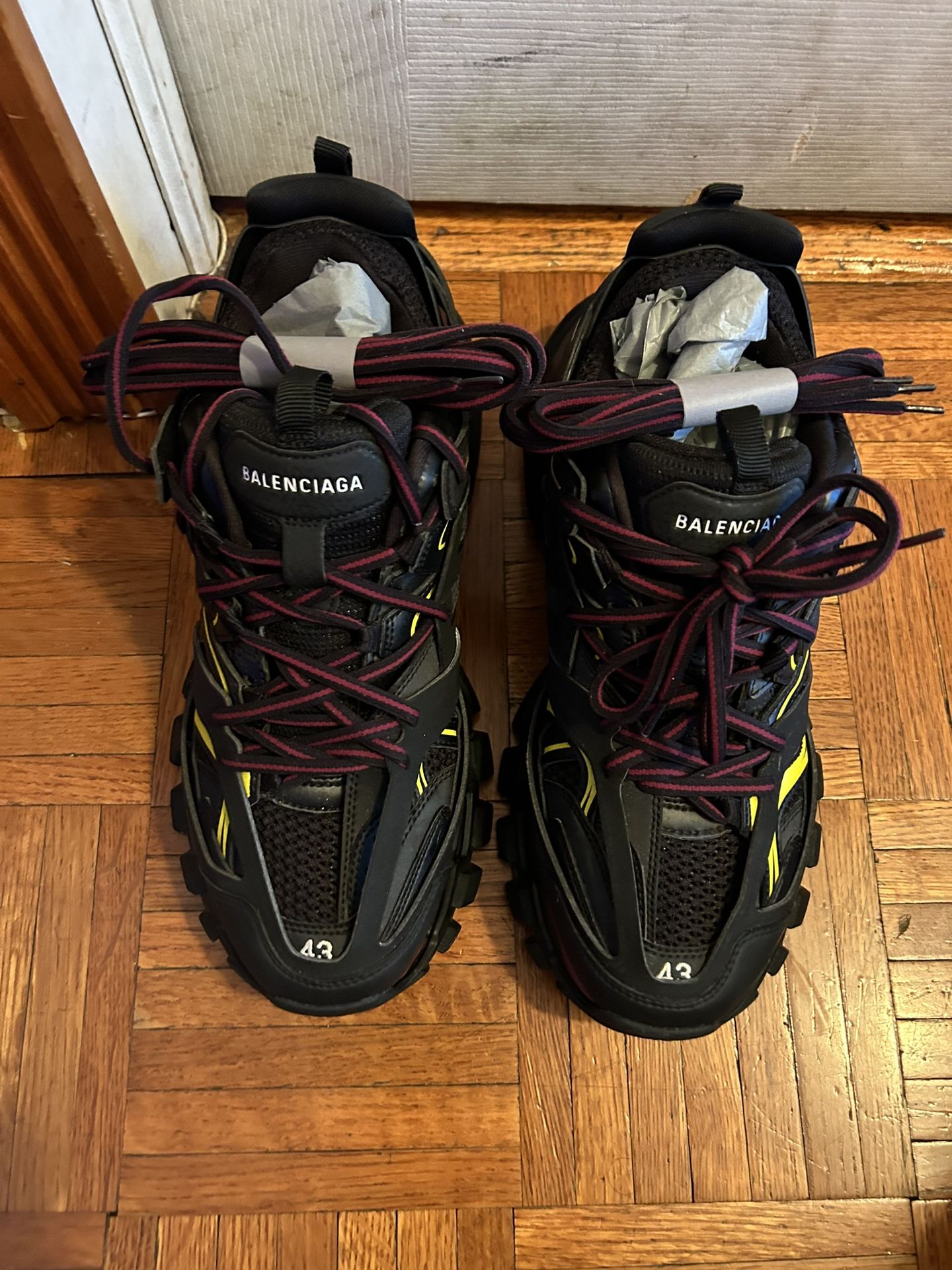 Balenciaga Track Black Yellow Red 10 US