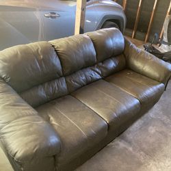 Leather Couch 